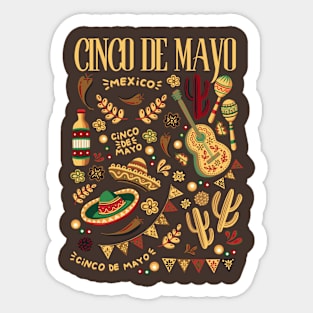 Cinco de mayo Sticker